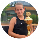 Dulikova Kristina CZE 
best rank 23 TE U14 single